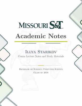 First page of the Notes volume